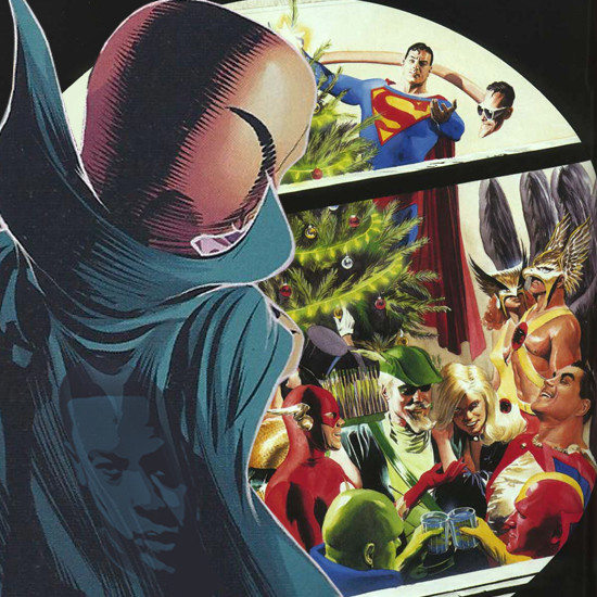 The Watcher Watches Superman Light Up A Christmas Tree” by CAST OF SUPERMAN  Vs. DR. DRE